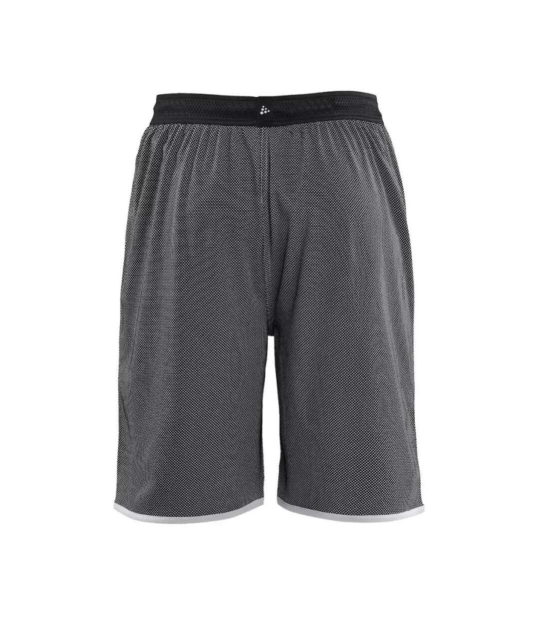 Short noir/blanc homme craft progress reversible-2