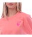 T-shirt Court Hands Off Femme Rose Off White-3