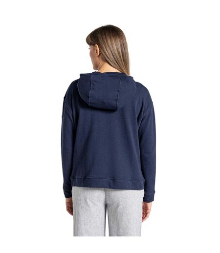 Veste Polaire À Capuche Eden Femme Bleu Marine Craghoppers