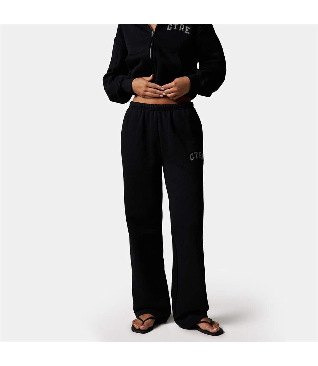 Pantalon De Jogging Ctre Femme Noir Couture Club-3