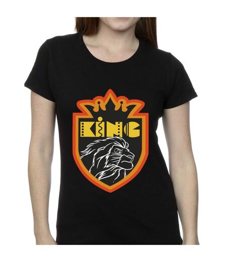 Disney - T-shirt THE LION KING CREST - Femme (Noir) - UTBI25263