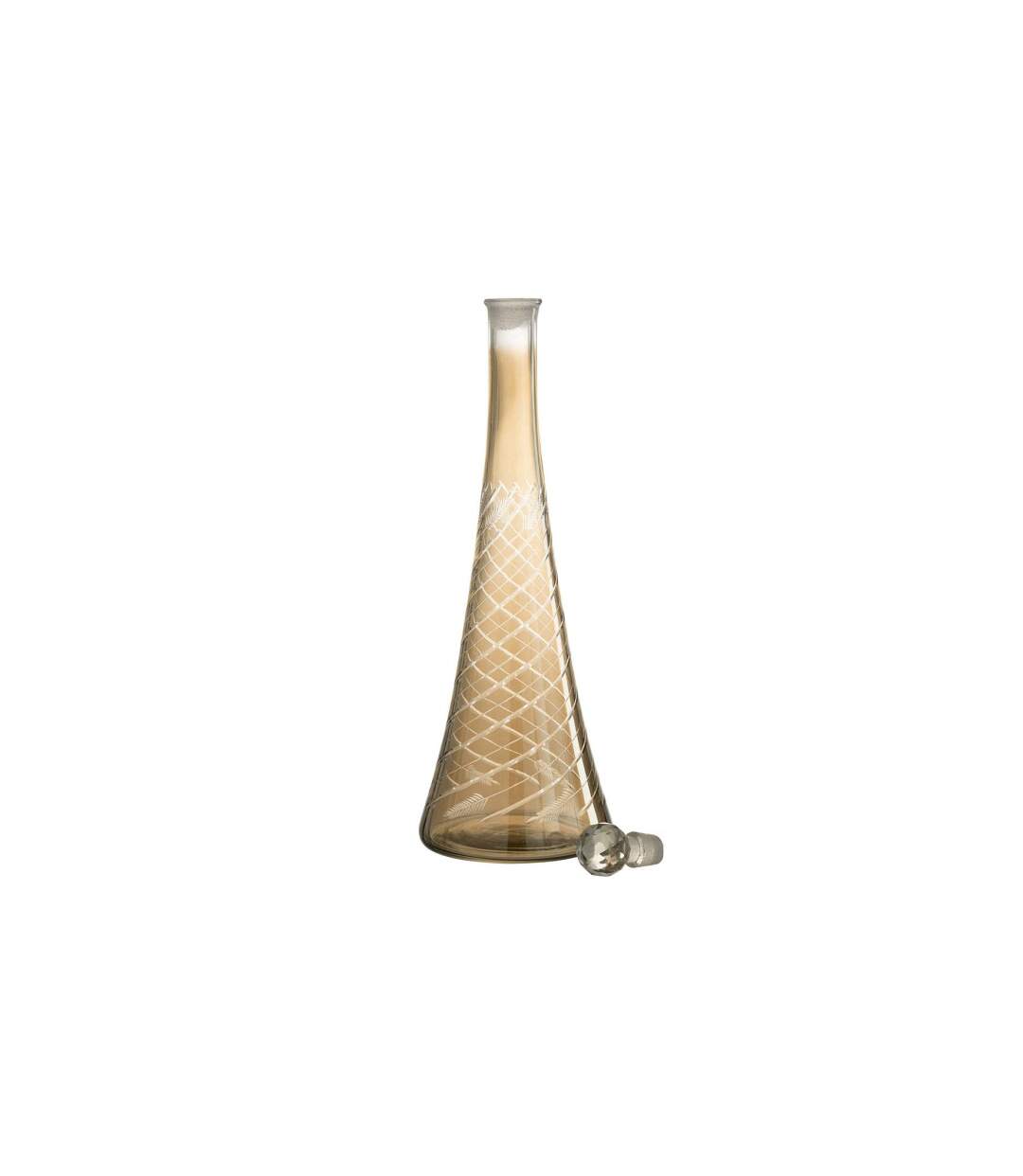 Carafe en Verre Tiges Anastasia 42cm Greige-2