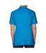 Unisex adult sports polo shirt sapphire blue Gildan