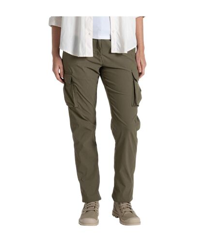 Pantalon de randonnée jules femme vert kaki Craghoppers