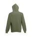 Fruit Of The Loom Mens Hooded Sweatshirt Jacket (Classic Olive) - UTBC1369