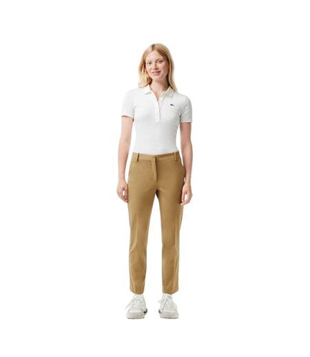 Chino Femme Marron Clair Lacoste