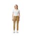 Chino Femme Marron Clair Lacoste-4