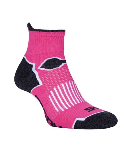 Ladies 6 Pack Arch Support Ankle Socks with Cushioning, Padded Heel & Toe
