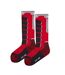 X1 paire de chaussettes rouge/noir homme bas snowpark-1