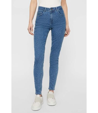 Jeans skinny à points