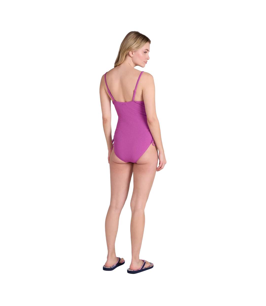 Maillot De Bain 1 Pièce Madelyn Femme Violet Animal-4
