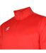 Mens club essential half zip sweatshirt vermillion Umbro-3