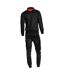 Ensemble De Survêtement Tuta Visa Homme Noir Orange Fluo Givova-1