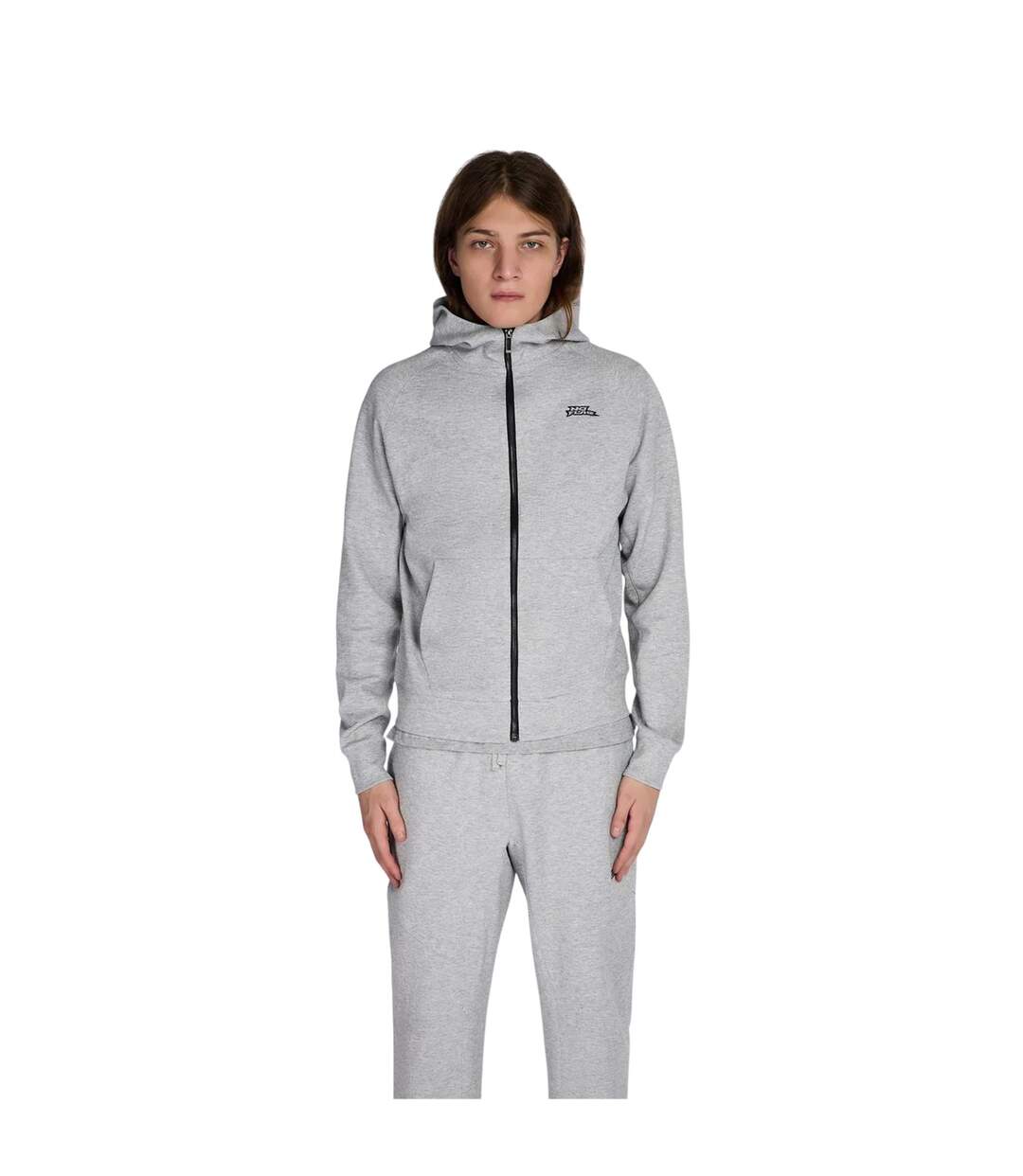 Veste À Capuche Motif/style Logo Homme Gris No Fear-1