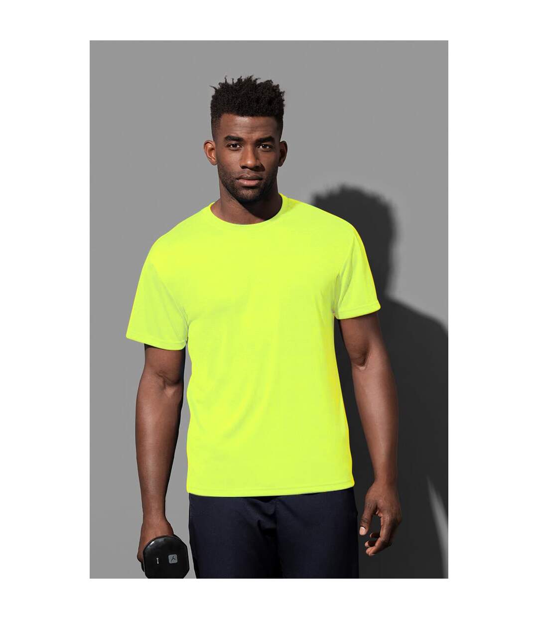 Stedman Mens Active Cotton Touch Tee (Cyber Yellow)