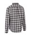 Chemise Manches Longues Motif/style À Carreaux Portlaw Homme Noir Blanc À Carreaux Trespass-2