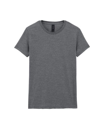 Ladies Soft Style Short Sleeve T-shirt Graphite Heather Gildan