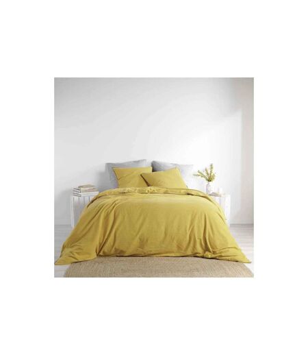 Parure de Lit 3 Pièces Linette 240x220cm Jaune
