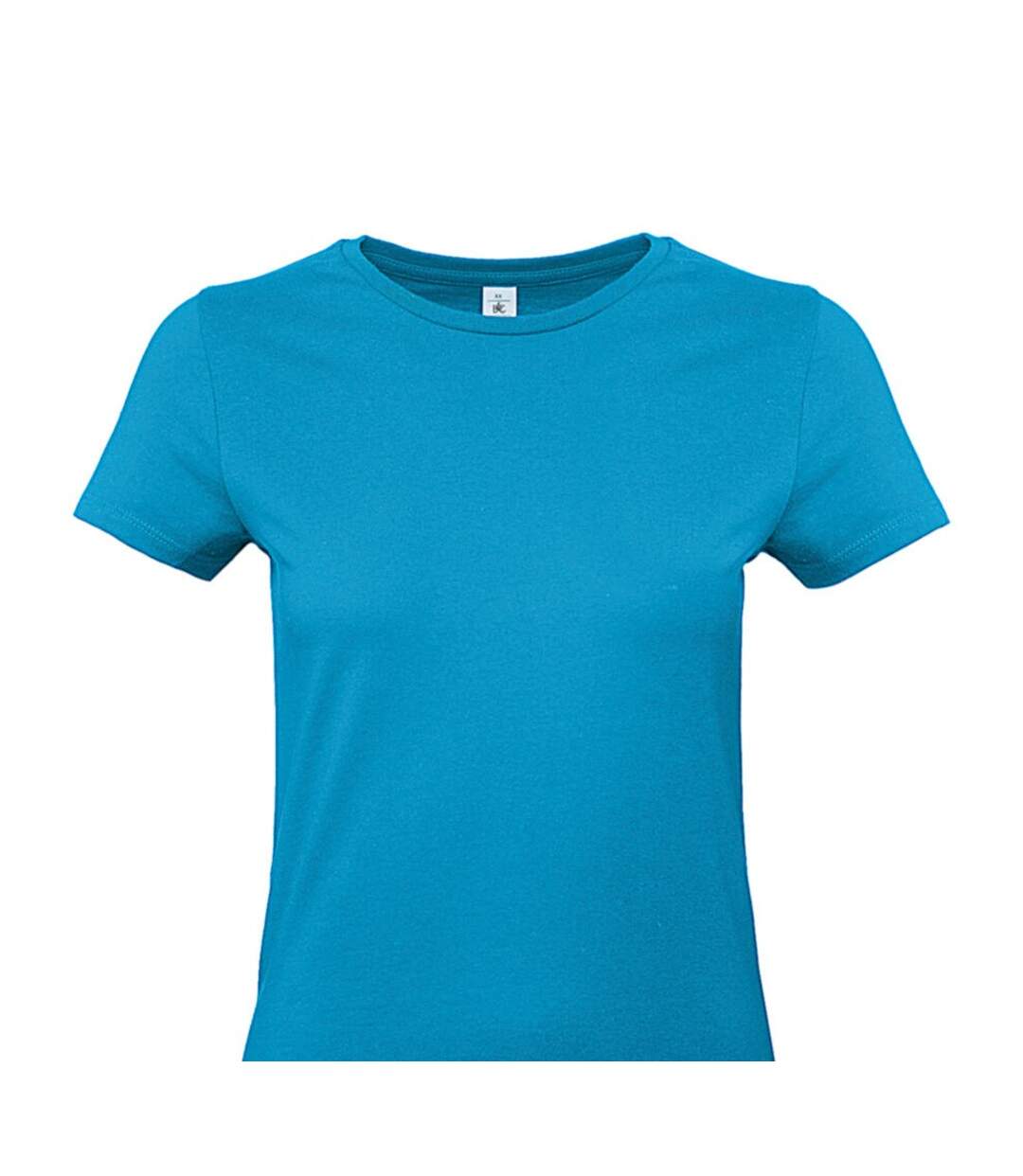 T-shirt #e190 Femme Bleu Atoll B&C-2
