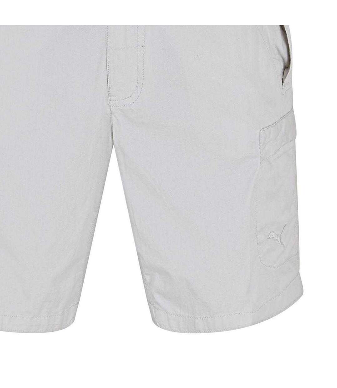 Mens Para Cargo Shorts White Puma-3