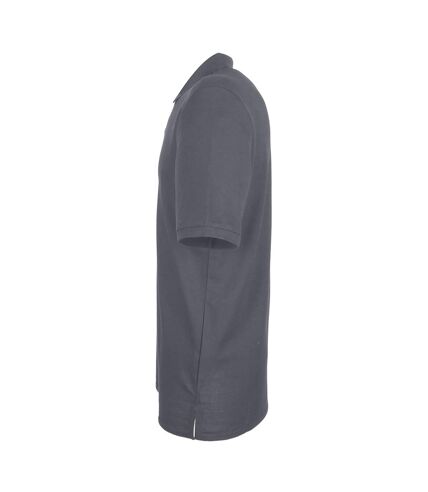 Henbury Mens Modern Fit Cotton Pique Polo Shirt (Steel Grey) - UTPC2590