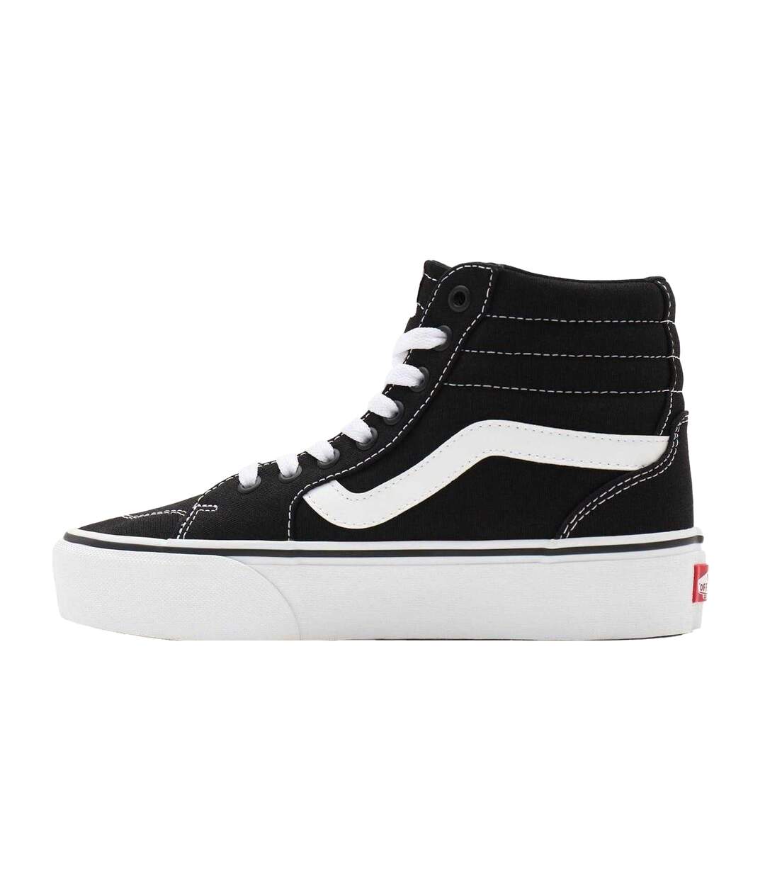 Baskets Montantes Filmore Femme Noir Blanc Vans-2