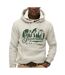 Sweat gris chiné/vert homme superdry outfitters - xxl-1
