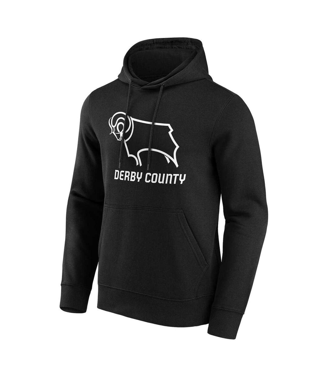 Mens Hoodie Black Derby County FC-1