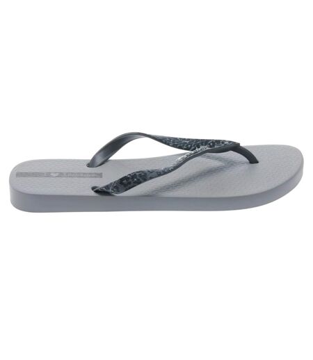 Womens/ladies duna animal print flip flops grey Ipanema