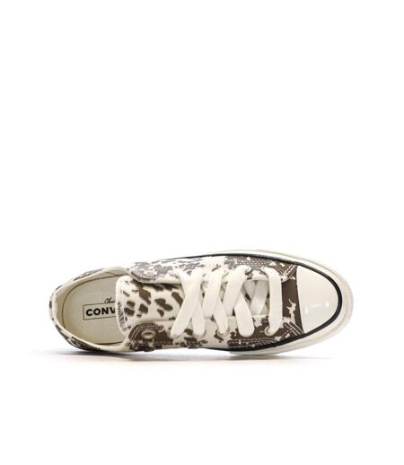 Baskets beiges/marrons femme converse chuck 70