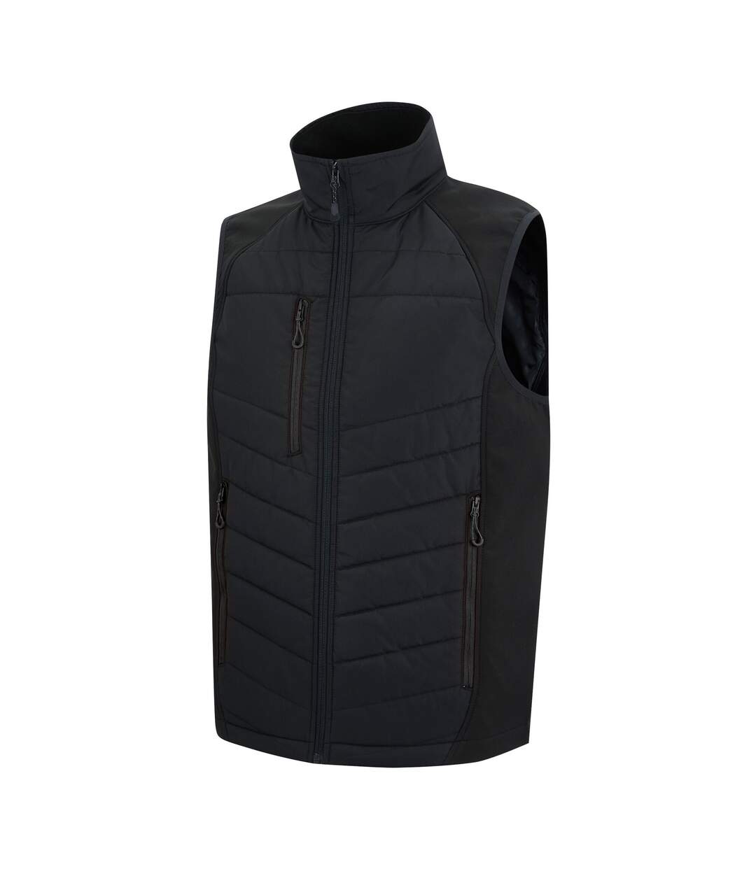Mens Full Zip Gilet Black Ash Regatta-3