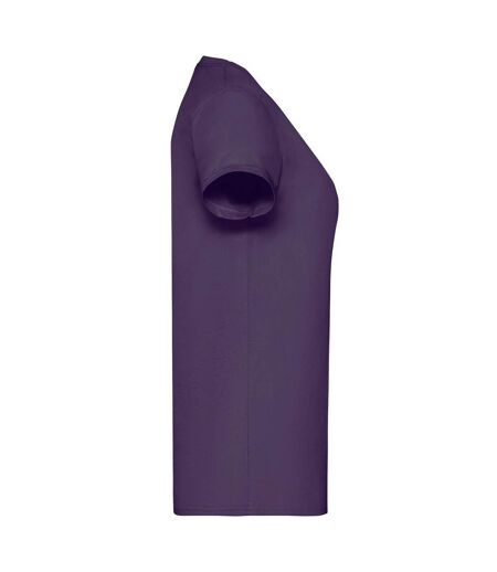 T-shirt Valueweight Femme Violet Fruit Of The Loom