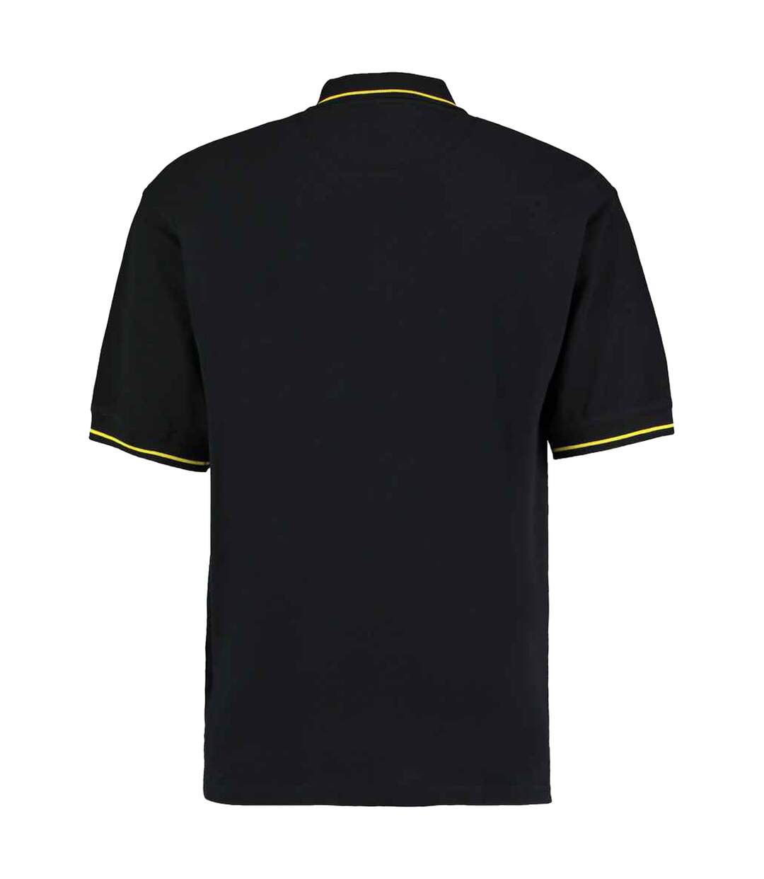 Polo St Mellion Homme Noir Jaune Kustom Kit-2