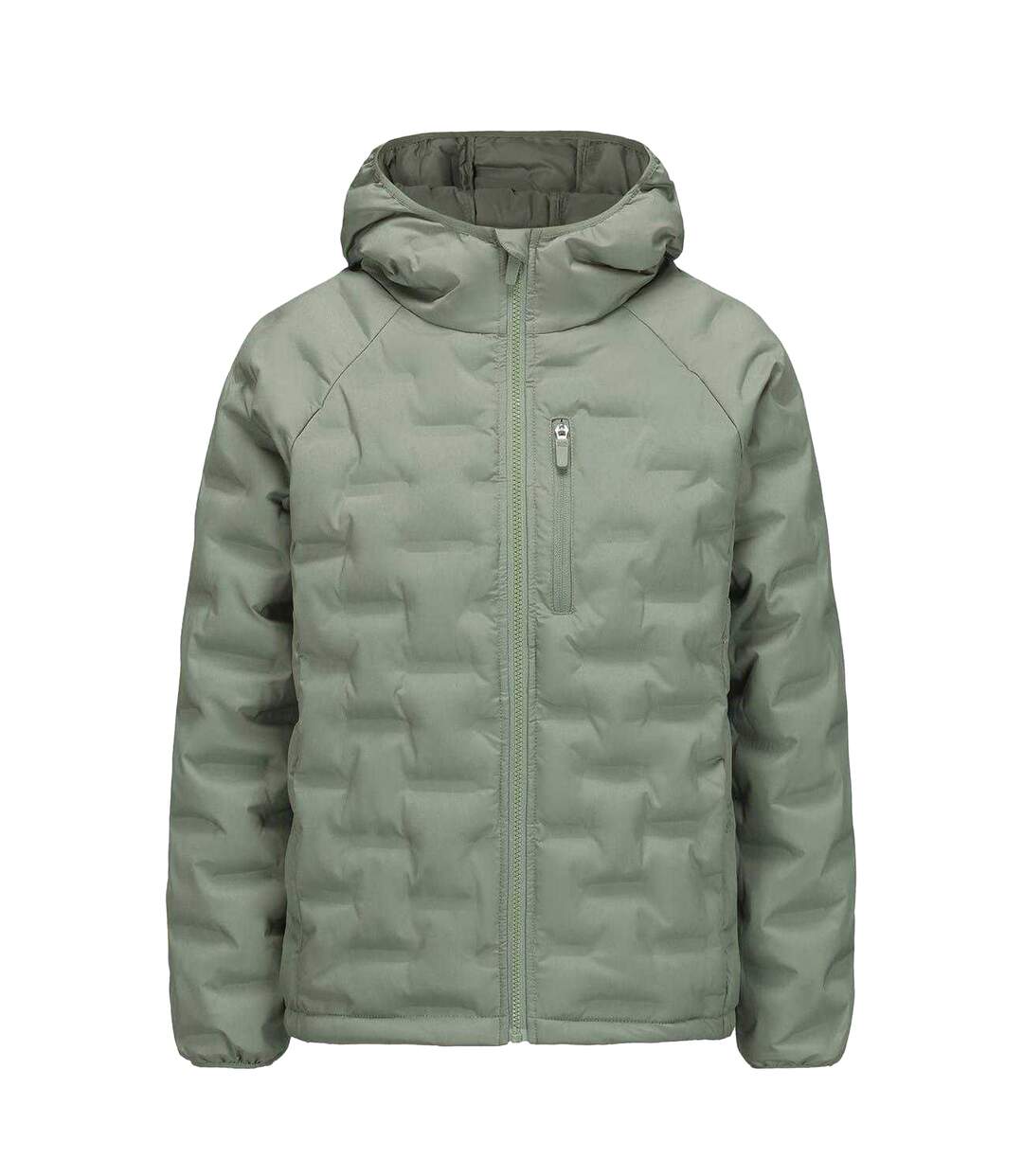 Womens/ladies Puffer Jacket Khaki Green Karrimor-1