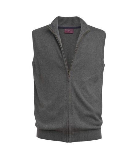 Brook Taverner Unisex Adult Lincoln Cotton Blend Knitted Vest (Navy) - UTPC6410