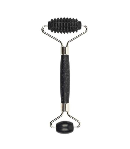 Rouleau de Massage 2 en 1 Jade 14cm Noir