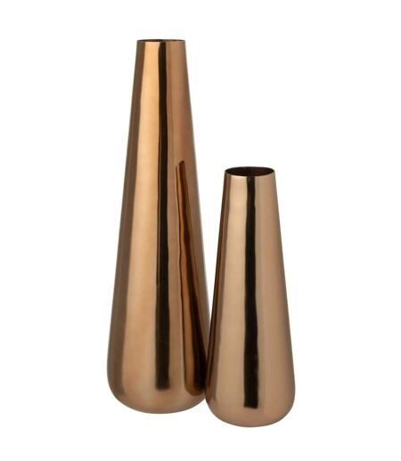 Vase Design en Métal Moses 60cm Rose Doré