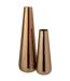 Vase Design en Métal Moses 60cm Rose Doré-2