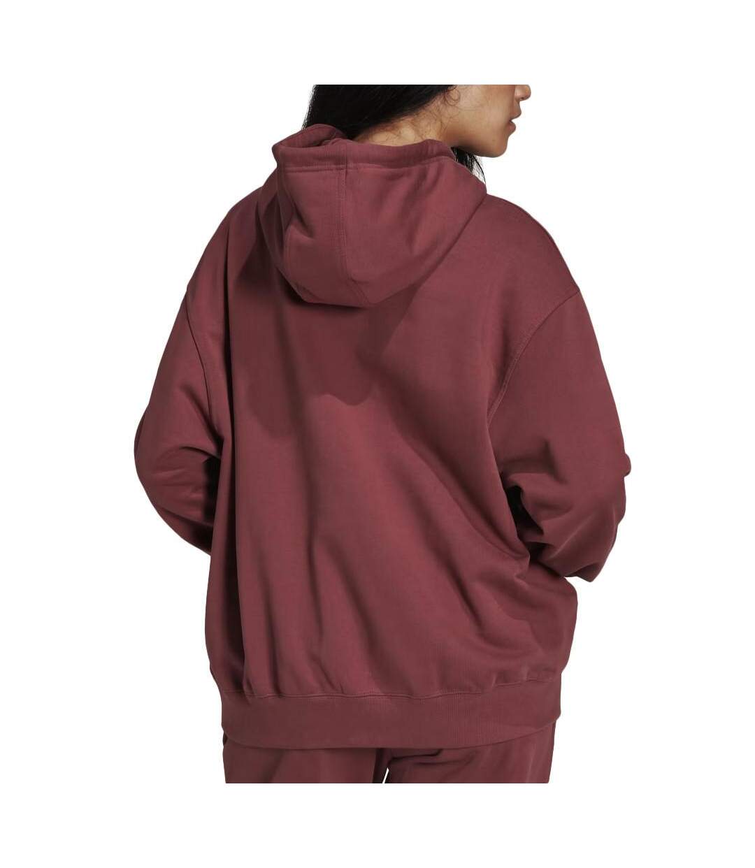 Sweat Mauve Femme Adidas Hoodie - 34