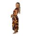Womens/ladies Floral Frill Hem Wrap Dress Multicoloured AX Paris-4