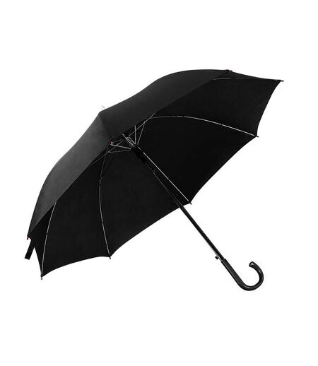 Mens Plain Walking Umbrella With PVC Handle (Black) (See Description)