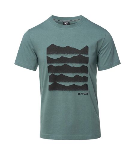 T-shirt Amezo Homme Vert Sarcelle Foncé Hi-Tec