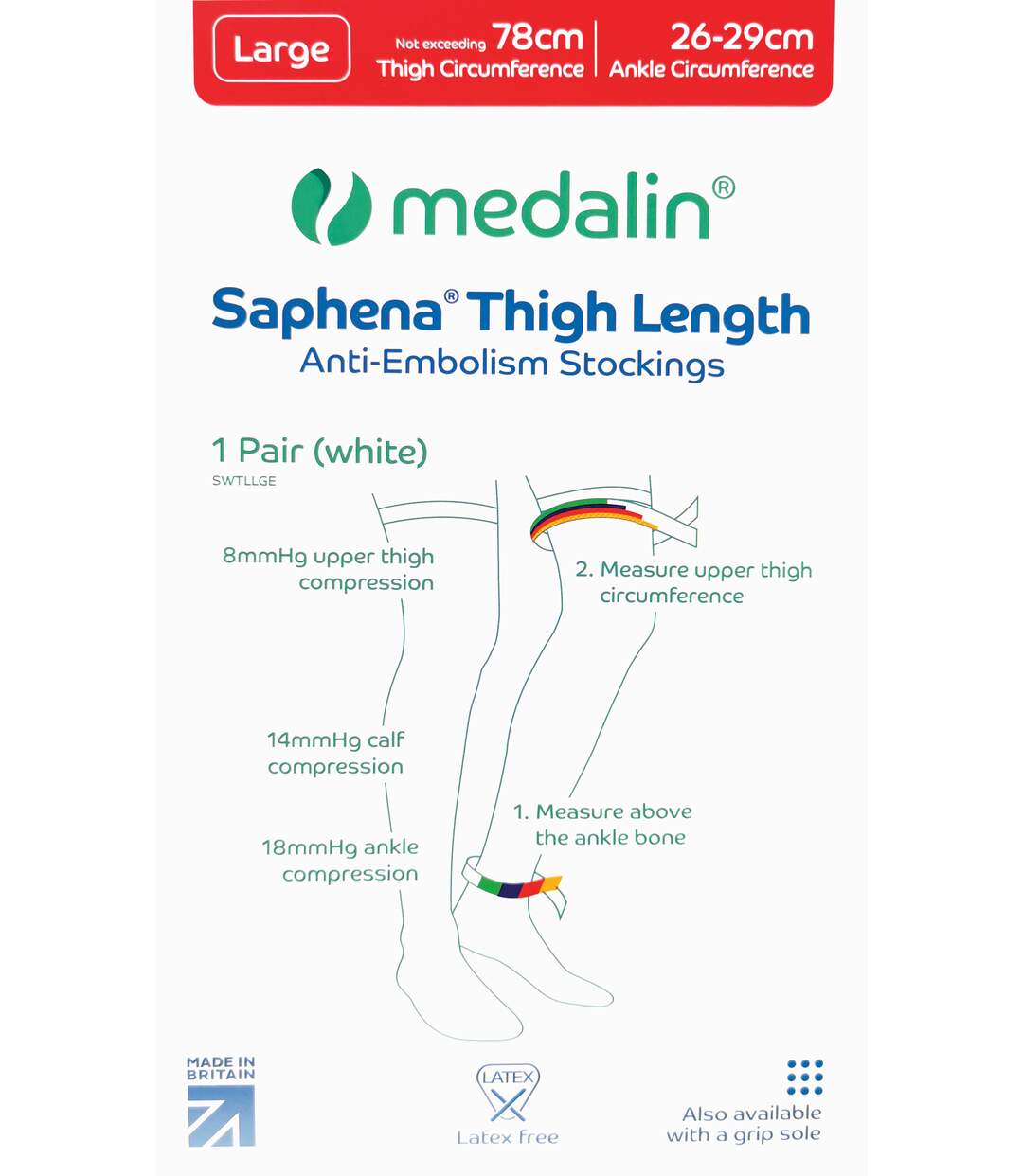 Unisex Medical Above Knee Anti Embolism Stockings-2