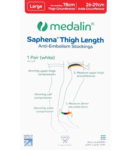 Unisex Medical Above Knee Anti Embolism Stockings