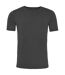 AWDis Mens Washed T Shirt (Slub Charcoal) - UTPC2899