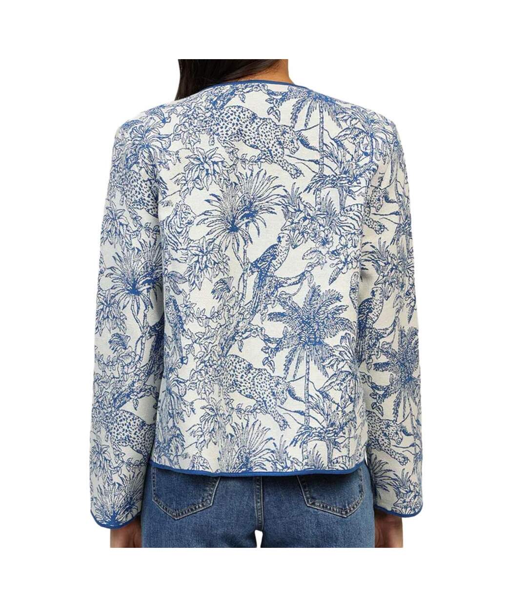 Veste bleu femme an'ge iris-2