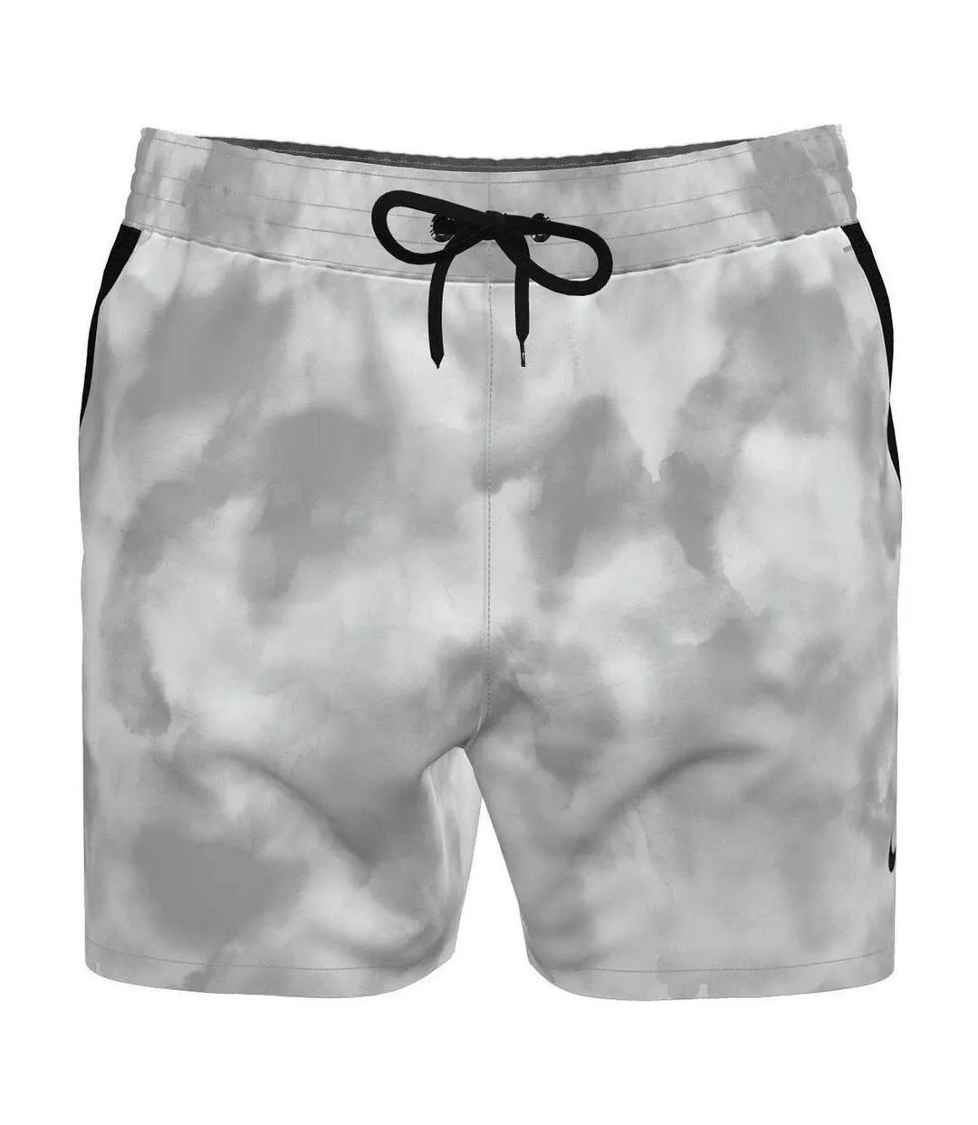 Short De Bain Motif/style Imprimé Nuage Volley Homme Gris Loup Nike-1
