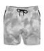 Short De Bain Motif/style Imprimé Nuage Volley Homme Gris Loup Nike-1