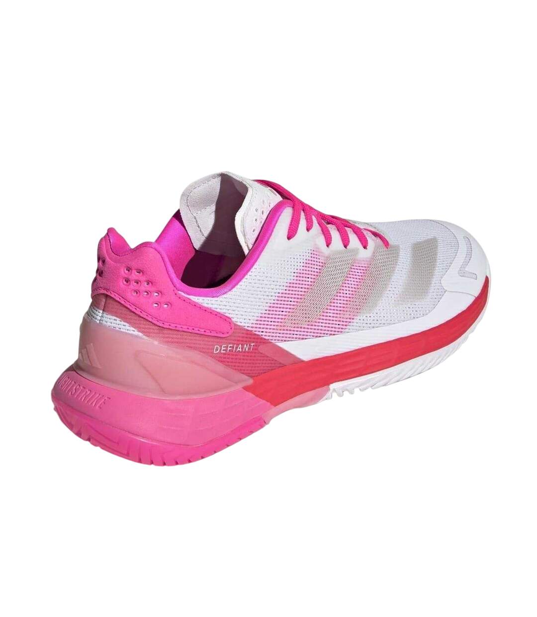 Chaussures De Tennis Defiant Speed Femme Blanc Rose Adidas-2