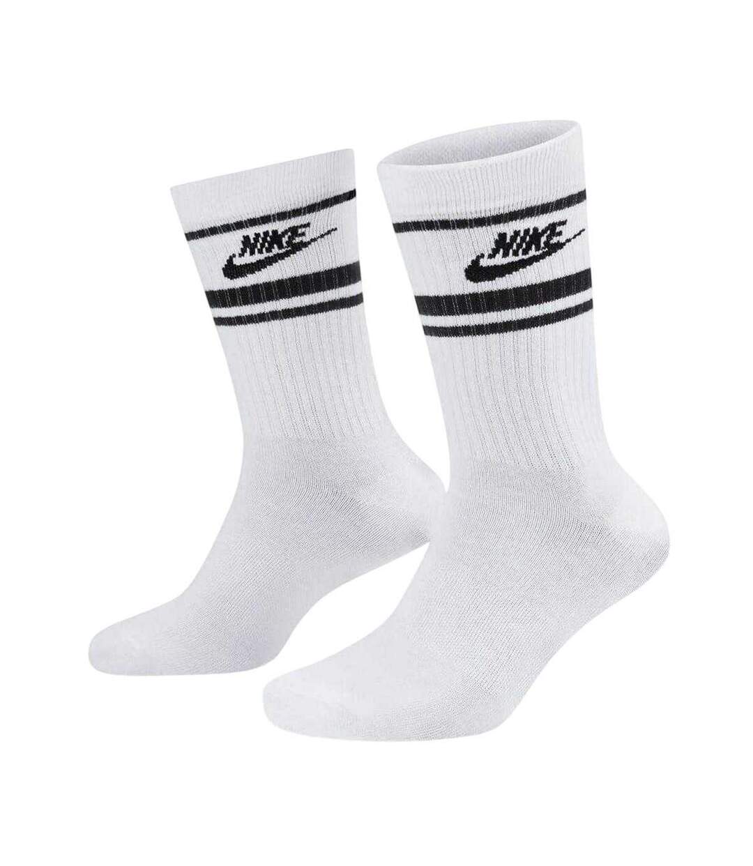 Lot De 3  Chaussettes Everyday Essential Adulte Blanc Noir Nike-2